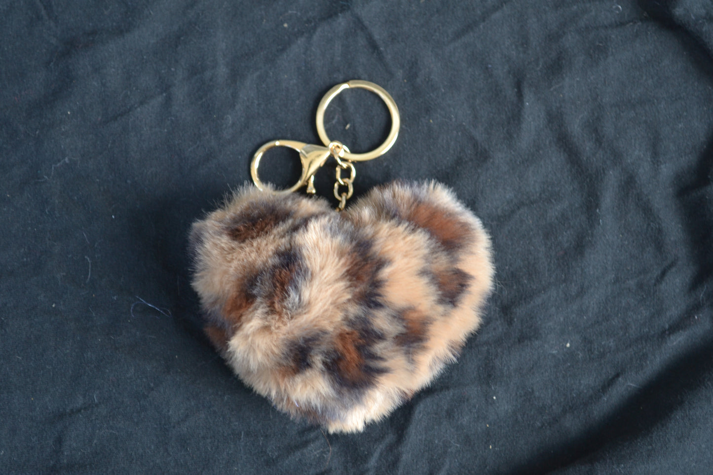 Furry Heart keychains