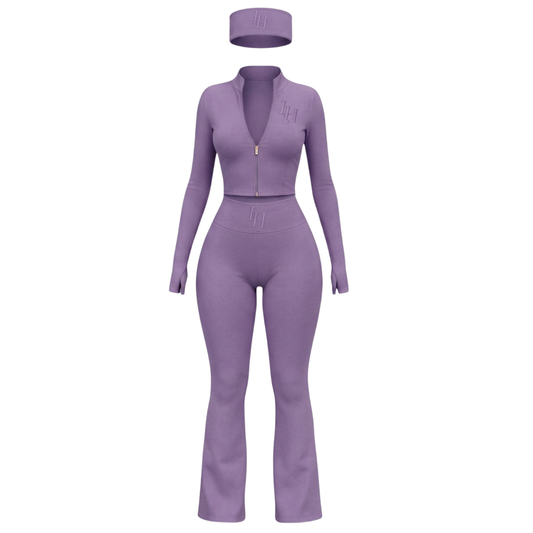 I'm Her Luxe Lounge Set - Purple