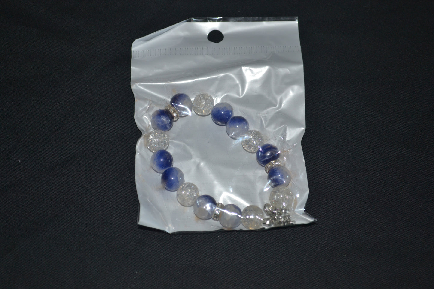 Frosted Galaxy Bead Bracelet