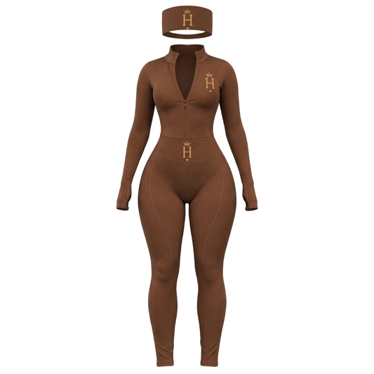 I'm Her Luxe Sculpt Track Set - Brown