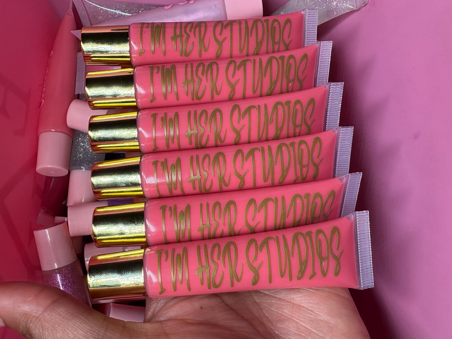 I'm Her Studios Lip Gloss – Barbie Pink