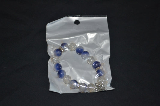 Frosted Galaxy Bead Bracelet