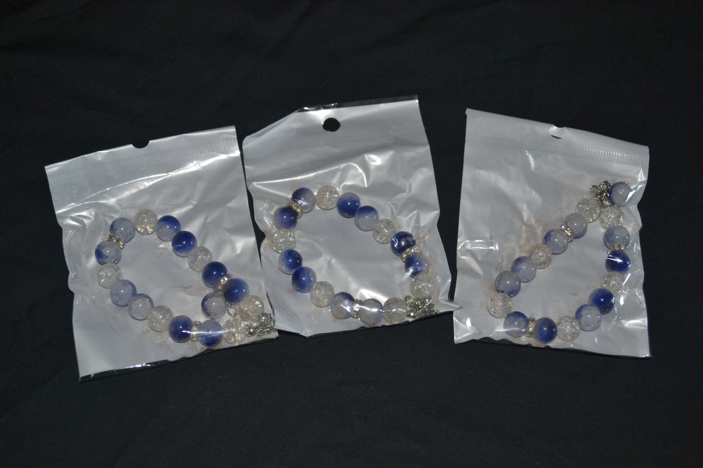 Frosted Galaxy Bead Bracelet