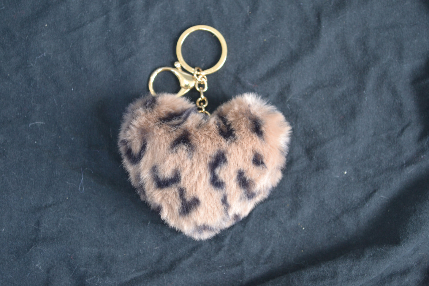 Furry Heart keychains