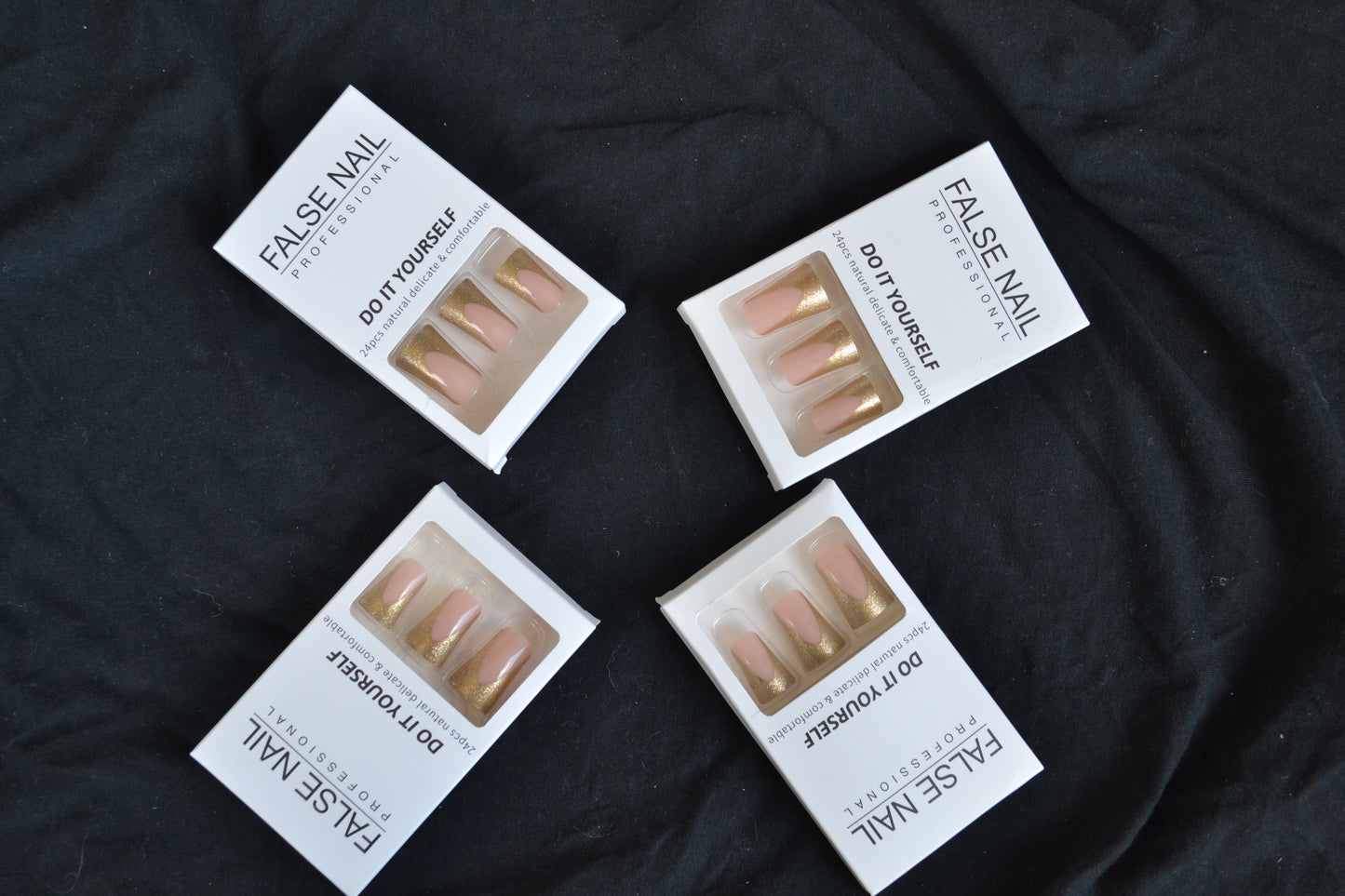 Golden Glam DIY Nail Set