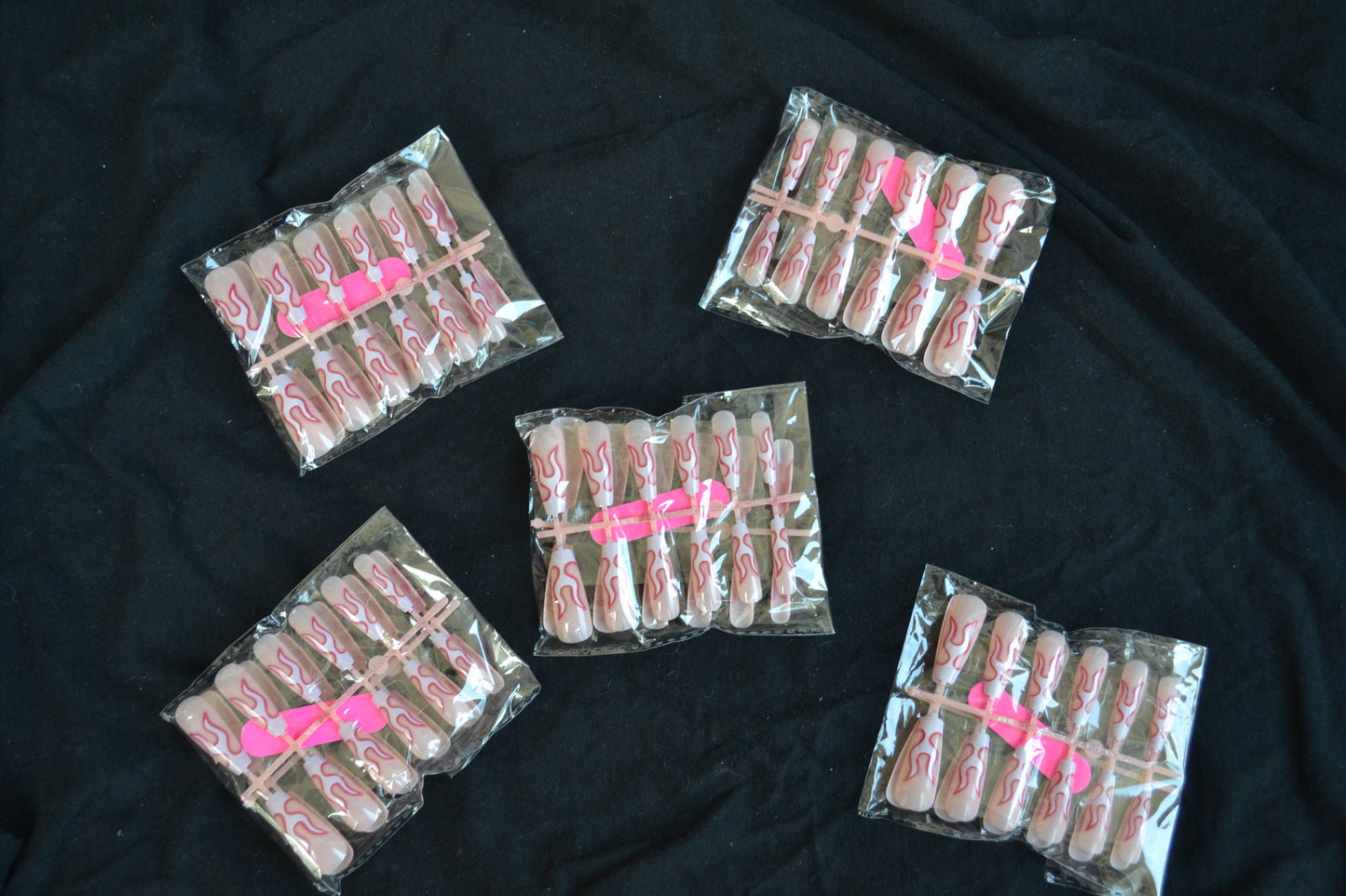 Hot Flame Press-On Nails