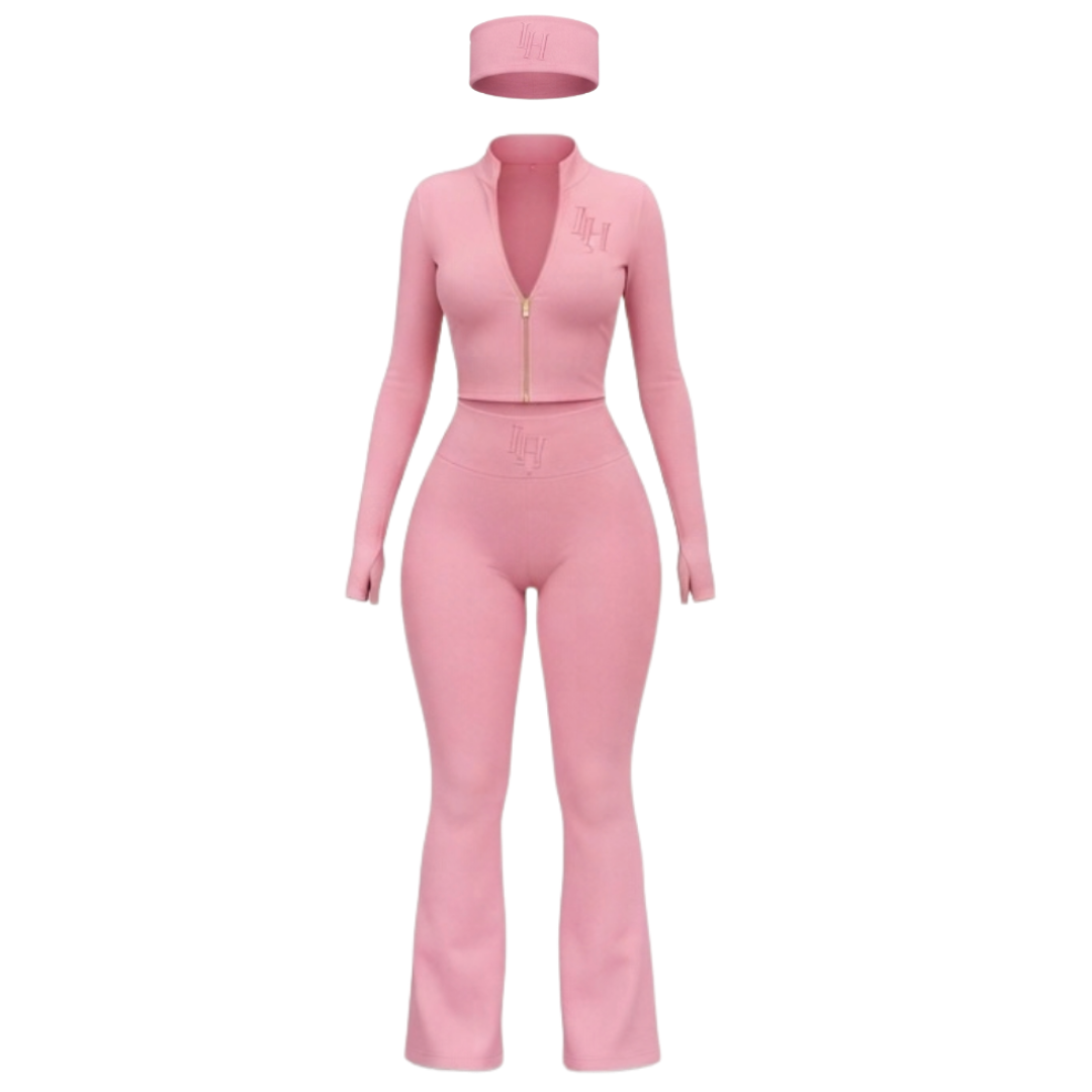 I'm Her Luxe Lounge Set - Pink